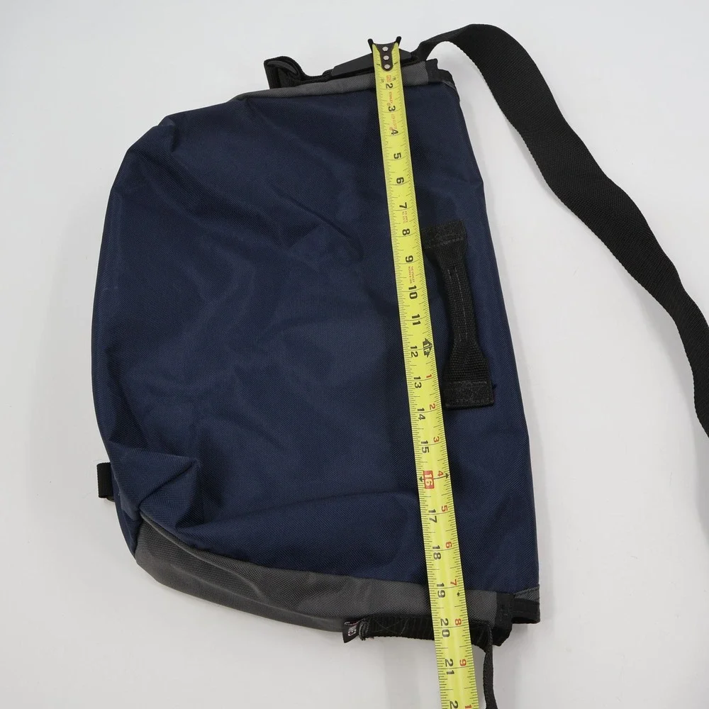 Nike Messenger Bag Large Navy Blue Grey Vintage Y2K Made in USA